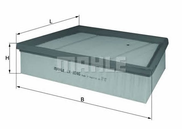 Filtro de ar LX3246 MAHLE