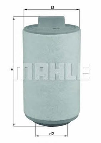 LX3251 MAHLE Воздушный фильтр купить в Запорожье