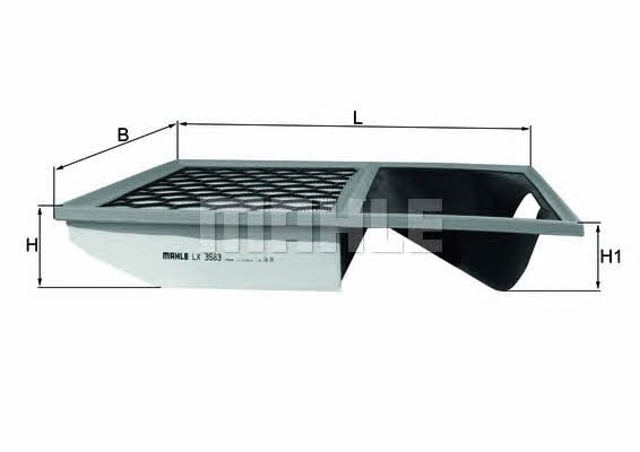 MAHLE LX3583 Воздушный фильтр в наличии Одесса