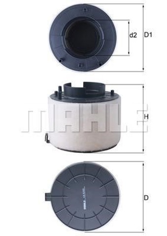 MAHLE LX4249 Воздушный фильтр в наличии Ирпень