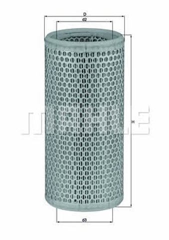MAHLE LX502 Воздушный фильтр в наличии Тернополь