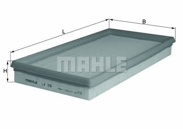 LX59 MAHLE Воздушный фильтр купить в Ирпень