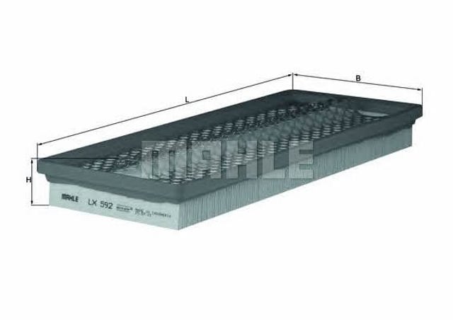 MAHLE LX592 Фильтр воздушный в наличии Днепр