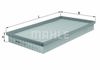 Filtro de ar LX614 MAHLE