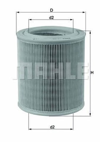 MAHLE LX706 Воздушный фильтр в наличии Ужгород