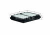 Filtro de ar LX848 MAHLE