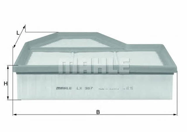 LX987 Фильтр воздушный купить Винница