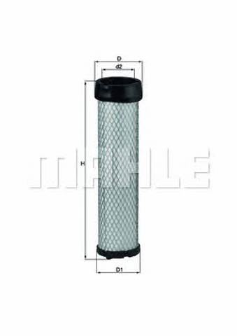 MAHLE LXS284 Фильтр воздушный в наличии Ровно