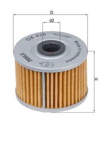 MAHLE OX410 Фильтр масляный в наличии Винница