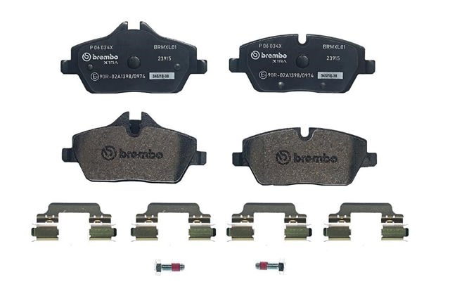BREMBO P06034X Колодки тормозные передние дисковые в наличии Ужгород