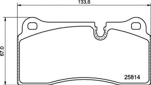 BREMBO P06111 Задние тормозные колодки в наличии Павлоград