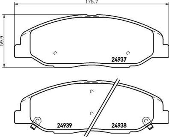 P09016 BREMBO Передние тормозные колодки купить в Ровно