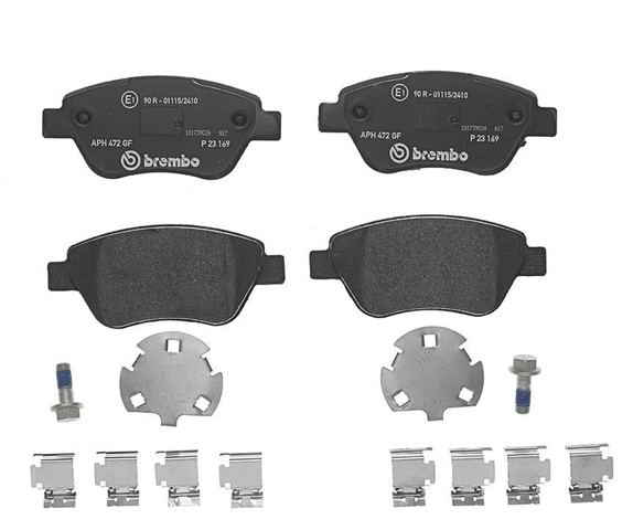 BREMBO P23169 Колодки тормозные передние дисковые в наличии Николаев