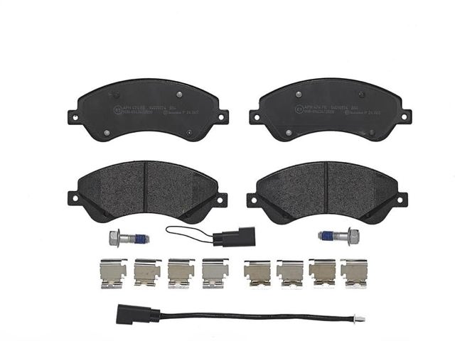 P24065 BREMBO Колодки тормозные передние дисковые купить в Харьков