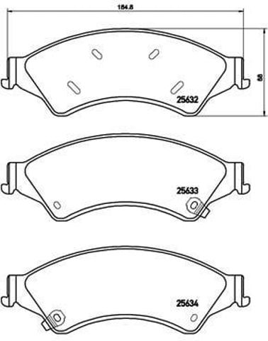 BREMBO P24153X Колодки тормозные передние дисковые в наличии Запорожье