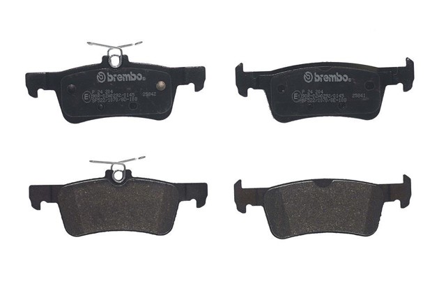 P24204 BREMBO Колодки тормозные задние дисковые купить в Каменское