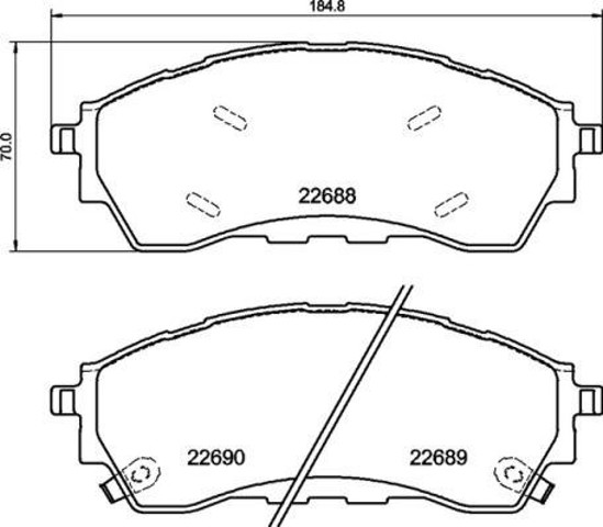 P24225 BREMBO Задние тормозные колодки купить в Ирпень