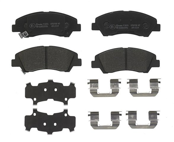 P30076 BREMBO Колодки тормозные передние дисковые купить в Украина