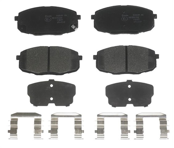 P30077 BREMBO Передние тормозные колодки купить в Львов