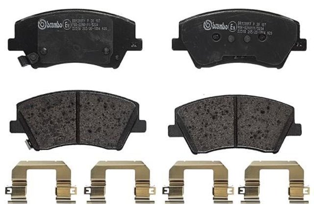 BREMBO P30107 Колодки тормозные передние дисковые в наличии Украина