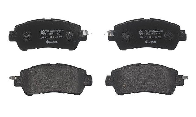 Sapatas do freio dianteiras de disco P49055 BREMBO