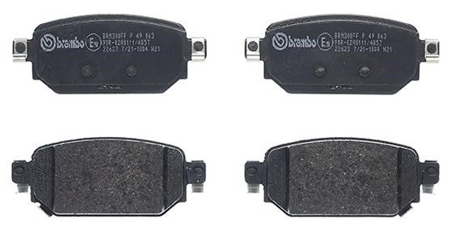 P49063 BREMBO Колодки тормозные задние дисковые купить в Сумы