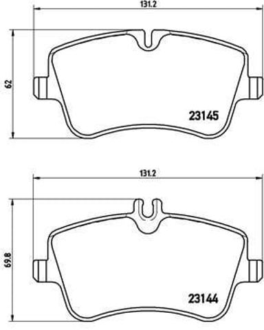 P50045X BREMBO Передние тормозные колодки купить в Ирпень