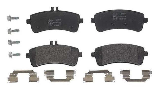 P50125 BREMBO Колодки тормозные задние дисковые купить в Ужгород