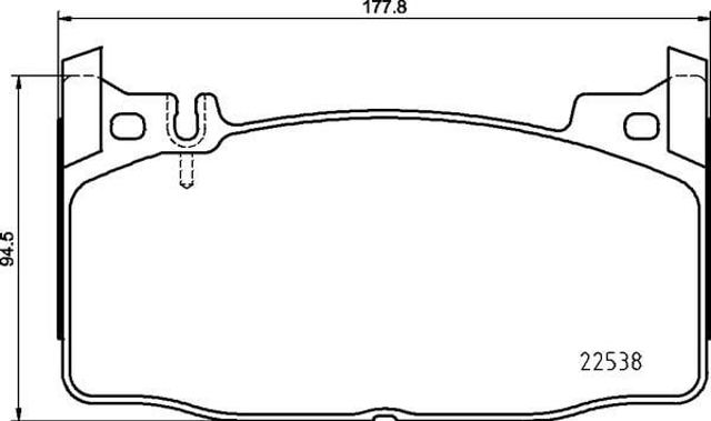 BREMBO P50143 Колодки тормозные передние дисковые в наличии Запорожье