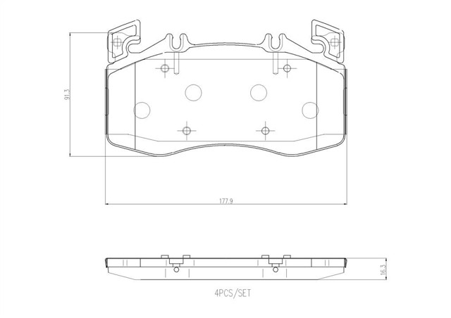 BREMBO P50163 Передние тормозные колодки в наличии Николаев