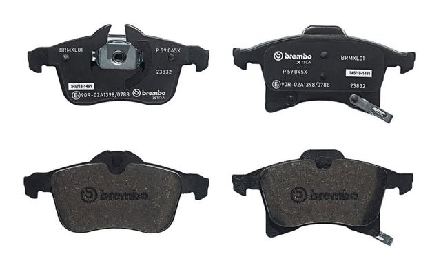 P59045X BREMBO Колодки тормозные передние дисковые купить в Кривой Рог