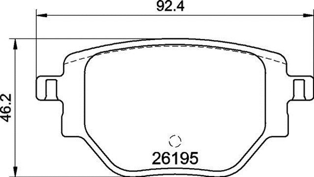 P59100 BREMBO Задние тормозные колодки купить в Николаев