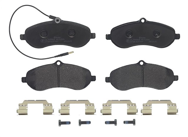 Sapatas do freio dianteiras de disco P61096 BREMBO