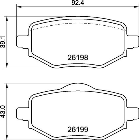 P61140 BREMBO Колодки тормозные задние дисковые купить в Львов