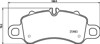 Sapatas do freio dianteiras de disco P65041 BREMBO