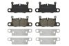 Sapatas do freio traseiras de disco P65044 BREMBO