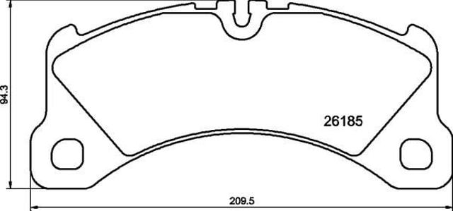 BREMBO P65047 Колодки тормозные передние дисковые в наличии Украина