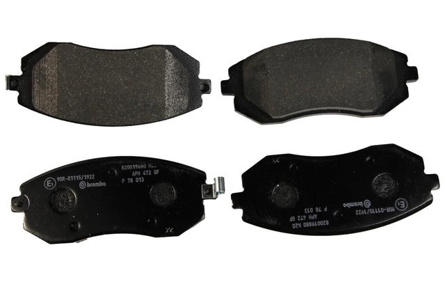 Sapatas do freio dianteiras de disco Subaru Impreza 2 GD, GG