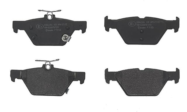 Sapatas do freio traseiras de disco P78026 BREMBO