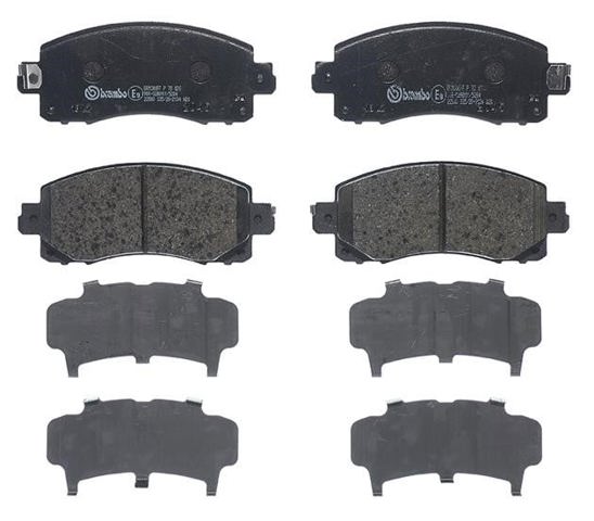 Sapatas do freio dianteiras de disco P78028 BREMBO