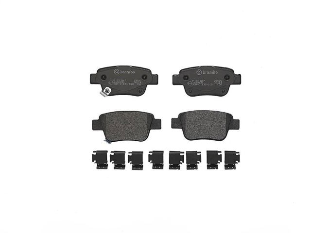 P83047 BREMBO Колодки тормозные задние дисковые купить в Полтава