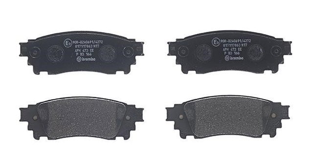 BREMBO P83166 Колодки тормозные задние дисковые в наличии Ровно
