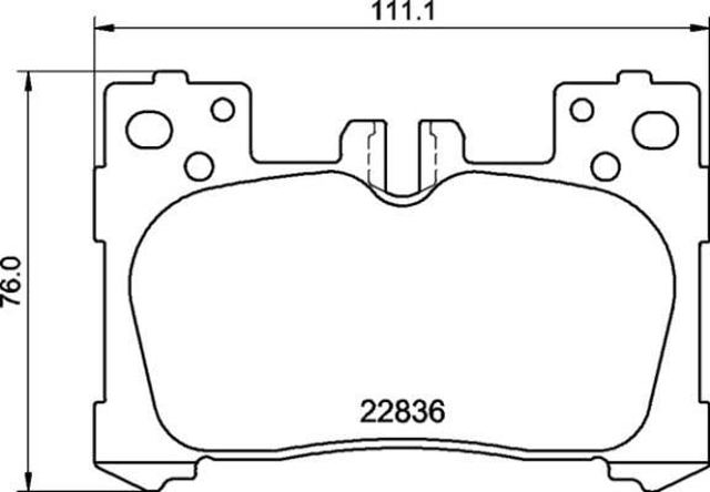 P83181 BREMBO Задние тормозные колодки купить в Чернигов