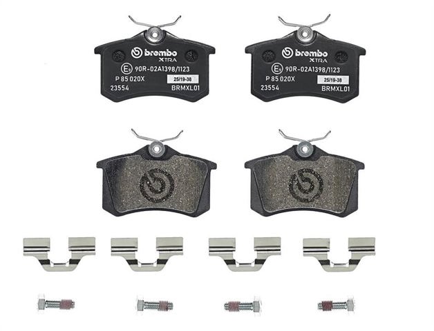 P85020X BREMBO Задние тормозные колодки купить в Тернополь