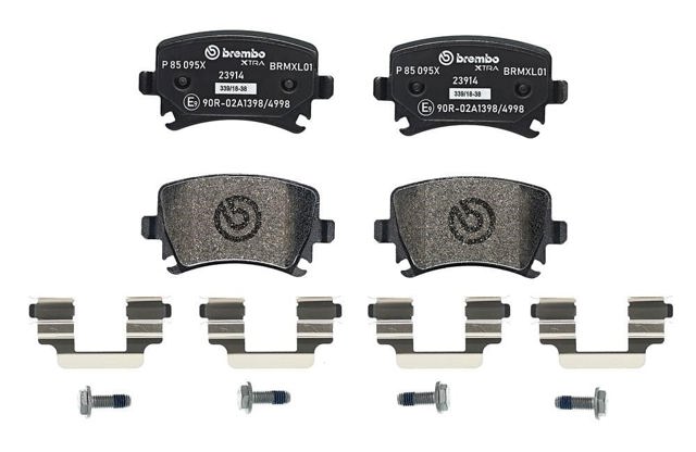 P85095X BREMBO Колодки тормозные задние дисковые купить в Хмельницкий