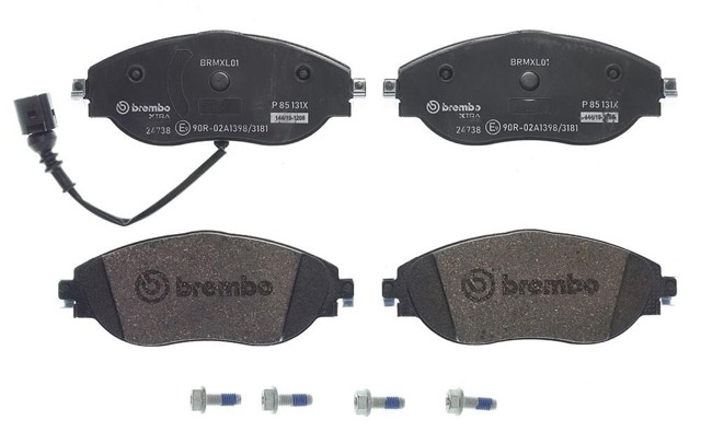 P85131X BREMBO Колодки тормозные передние дисковые купить в Киев