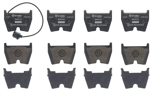 P85152X BREMBO Передние тормозные колодки купить в Полтава