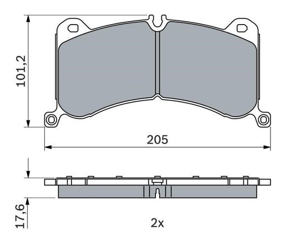 P85183 BREMBO Колодки тормозные передние дисковые купить в Павлоград
