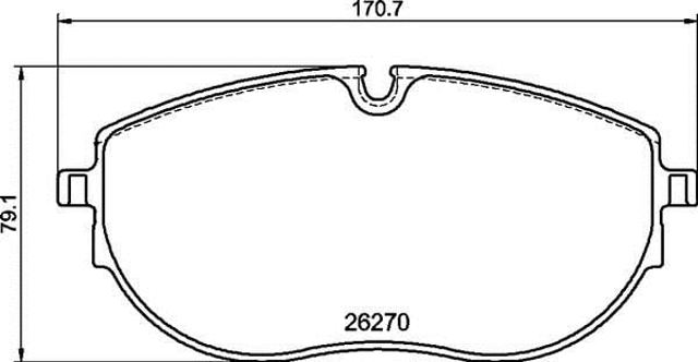 P85188 BREMBO Передние тормозные колодки купить в Черкассы