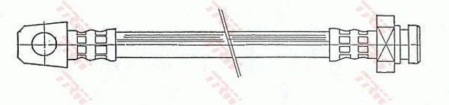 Mangueira do freio dianteira Nissan Patrol W260